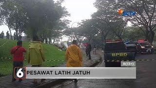 Pesawat Latih Jatuh di BSD 3 Penumpang Tewas [upl. by Pain]