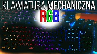 Klawiatura mechaniczna RGB za 180zł Motospeed CK104 Recenzja Test [upl. by Bashemath]