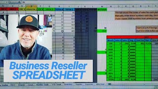 Reseller Business Spreadsheet  Numbers Tracking for Online Selling  EbayAmazon [upl. by Podvin]