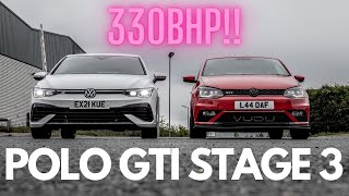 INSANE POLO GTI STAGE 3 BUILD GOLF GTI TURBO [upl. by Buschi]