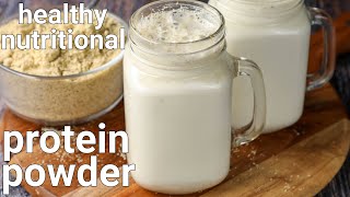 homemade weight loss protein powder in 10 minutes  protein shake recipes  healthy diet recipe [upl. by Suoivart]