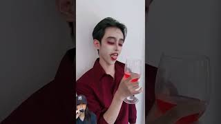 VAMPIR DRAKULA HAUS MINUM DAR ⁉️😱shorts funny dubbing [upl. by Rats]