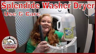 Splendide RV Washer Dryer Use And Cleaning Cycle [upl. by Findley478]