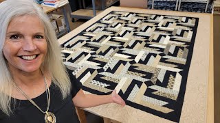 Learn to Make a quotSpangledquot Patchwork Quilt [upl. by Nelav377]