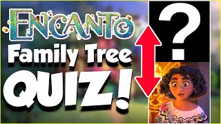 ENCANTO Family tree quiz  How well do YOU know The MADRIGALS  Hard quiz 1520 PASSES [upl. by Eilime]