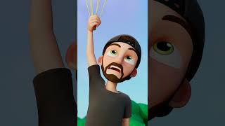 FLYiNG DAD Crazy Magic Balloon lift off Adley Niko amp Navey Babies Funny Dad falling over [upl. by Lairret]