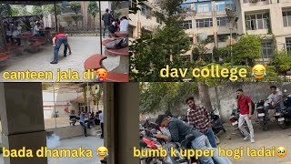 Diwali sa pehla collage ma kra bada dhamakacanteen m lag gyi aag 🔥 [upl. by Odraccir418]