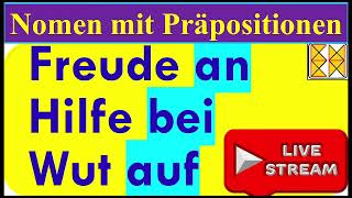 Nomen mit Präpositionen  Livestreaming 13012024 [upl. by Kidd]