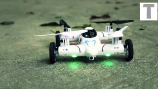 X25 RC flying Car and Quadcopter Helicopter——tmartcom [upl. by Keemahs]