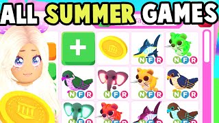 Getting Every Neon Summer Games Pet in Adopt Me [upl. by Malan]