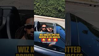 Wiz Khalifa spotted driving through Los Angeles 💨😂💯 wizkhalifa hiphop rapper [upl. by Lambert411]