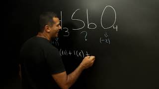 Descubre el número de Oxidación Numero de oxidación antimonio Sb Acido Antimonico H3SbO4 QUIMICA [upl. by Shuma]