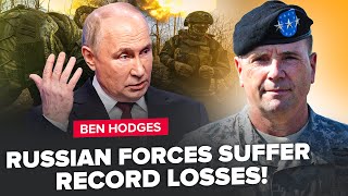 BEN HODGES Putin feels a physical threat to his life as Russia fails its counteroffensive in Kursk [upl. by Ynoffit]