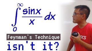 integral of sinxx from 0 to inf by Feynmans Technique [upl. by Avraham]