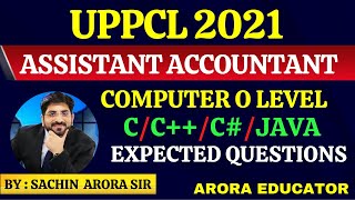 UPPCL Assistant Accountant 2021 Computer Classes  Computer Programming  CCCJava Based MCQ [upl. by Nayr226]