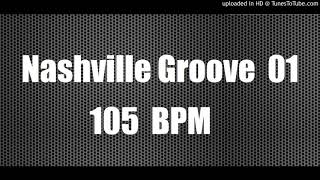 Nashville Groove 105 BPM  Drum Backing Track  Country 01 [upl. by Idzik]