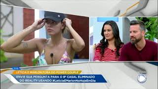 Marlon e Letícia assistem tudo o que os outros casais falaram deles pelas costas [upl. by Eirrehc]