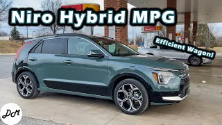 2023 Kia Niro Hybrid – MPG Test  Realworld Highway Fuel Economy and Range [upl. by Mercy]