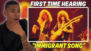 FIRST TIME HEARING Led Zeppelin quotImmigrant songquot  REACTION [upl. by Javier477]