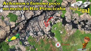 Poço no meio do Rio Piracicaba  Well in the middle  Piracicaba River  Brazil Drone Legal EP71 [upl. by Zanas]