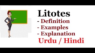 What is Litotes DefinitionExamples Urdu  Hindi [upl. by Piderit498]