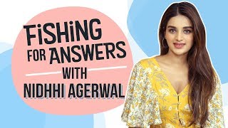 Nidhhi Agerwal plays fishing for answers with Pinkvilla  Bollywood  Pinkvilla [upl. by Celene]