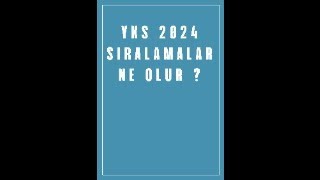 YKS2024 NETLERİNİ YAZ SIRALAMANI SÖYLEYELİM [upl. by Zins]