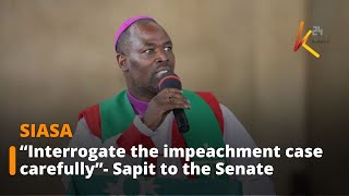 “Interrogate the impeachment case carefully” Ole Sapit to the Senate [upl. by Brita]