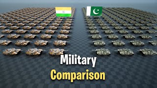 India vs Pakistan Military Power 2024 [upl. by Llerraf]