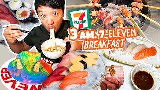 3 AM 7 ELEVEN Breakfast amp LUXURY Five Star Korean BREAKFAST BUFFET in Seoul South Korea [upl. by Neeron]