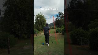 Golf Sucks golf golfentertainment golfer golflife golfing golfshorts shorts shortsvideo [upl. by Aicatan]