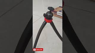 Unboxing  mini tripod taffSTUDIO flexible octopus gorillapod [upl. by Nhojleahcim]