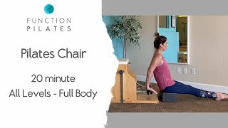 Beginner Pilates Chair  20 Minutes All Levels Full Body [upl. by Camile455]