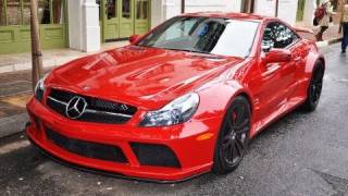 Red Mercedes SL65 AMG Black Series [upl. by Asilehs]