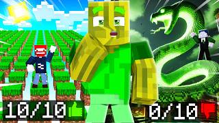 ICH BEWERTE ALLE STREAMER BASES IN CRAFT ATTACK Minecraft Craft Attack [upl. by Haraz614]