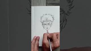 Drawing Gyomei Himejima  Demon Slayer [upl. by Eno]