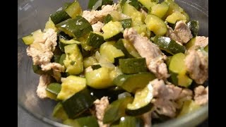 Salade dinde courgettes recette cookeo [upl. by Malet]