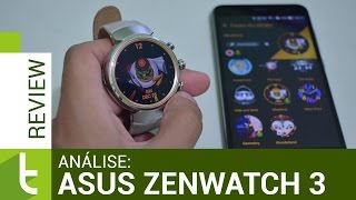 Análise Asus Zenwatch 3  Review do TudoCelular [upl. by Uta]