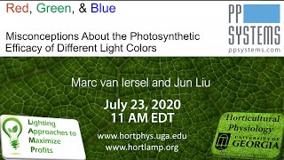 Red Green amp Blue Misconceptions About the Photosynthetic Efficacy of Different Light Colors [upl. by Enerahs]