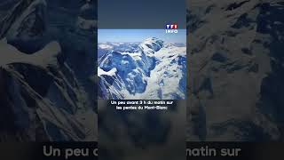 Massif du MontBlanc  un alpiniste tué et quatre blessés après la chute dun sérac [upl. by Nuawtna]