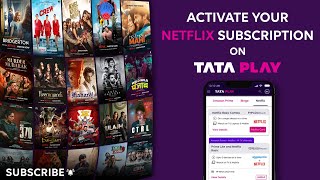 Tata Play  How to Activate Your Netflix Subscription on Tata Play in Easy Steps StepbyStep Guide [upl. by Convery]