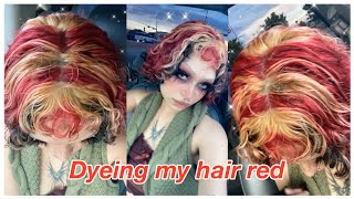 Dyeing my hair red [upl. by Ttevy]