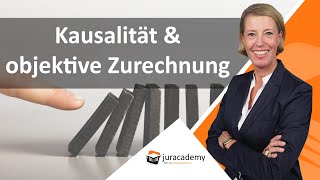 Kausalität amp Objektive Zurechnung im Strafrecht ► juracademyde [upl. by Maighdlin]