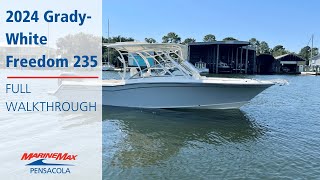 2024 GradyWhite Freedom 235 For Sale at MarineMax Pensacola FL [upl. by Uranie]