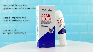 Discover Scar Block TriDermas Scar Minimizing Soothing Gel  Clear NonGreasy Effective [upl. by Amerak]