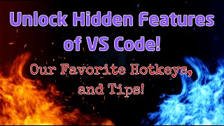 Hotkeys and Tips for VSCode [upl. by Josey]