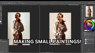 Making tiny paintings  Basics of Digital Painting [upl. by Mcginnis889]