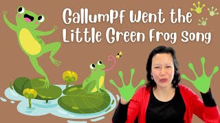 Galumph Went The Little Green Frog song [upl. by Lody]