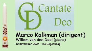 Cantate Deo in De Regenboog 10 nov 2024 [upl. by Sokcin909]