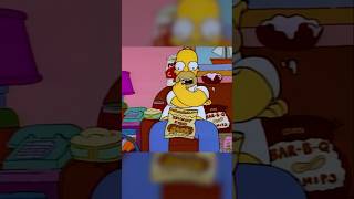 Deepfried heavilysalted snacks cant be good for your heart simpsonsclips homersimpson [upl. by Laira266]